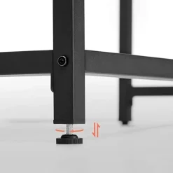 Parya Home - Computer bureau - Bruin-zwart - 120 x 60 x 75 cm Clearance