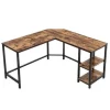 Parya Home - Hoekbureau - 138 x 50 x 75 cm - Metaal - Bruin Sale