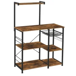 Parya Home - Keukenkast - Keukenrek - Industrieel - Hout - Bruin Online