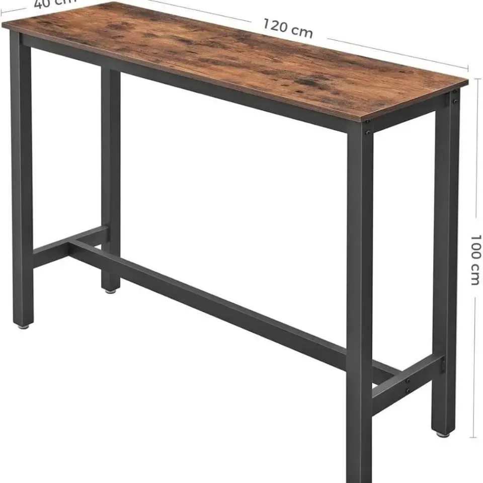 Parya Home - Smalle bartafel - Metale frame - Industrieel Sale