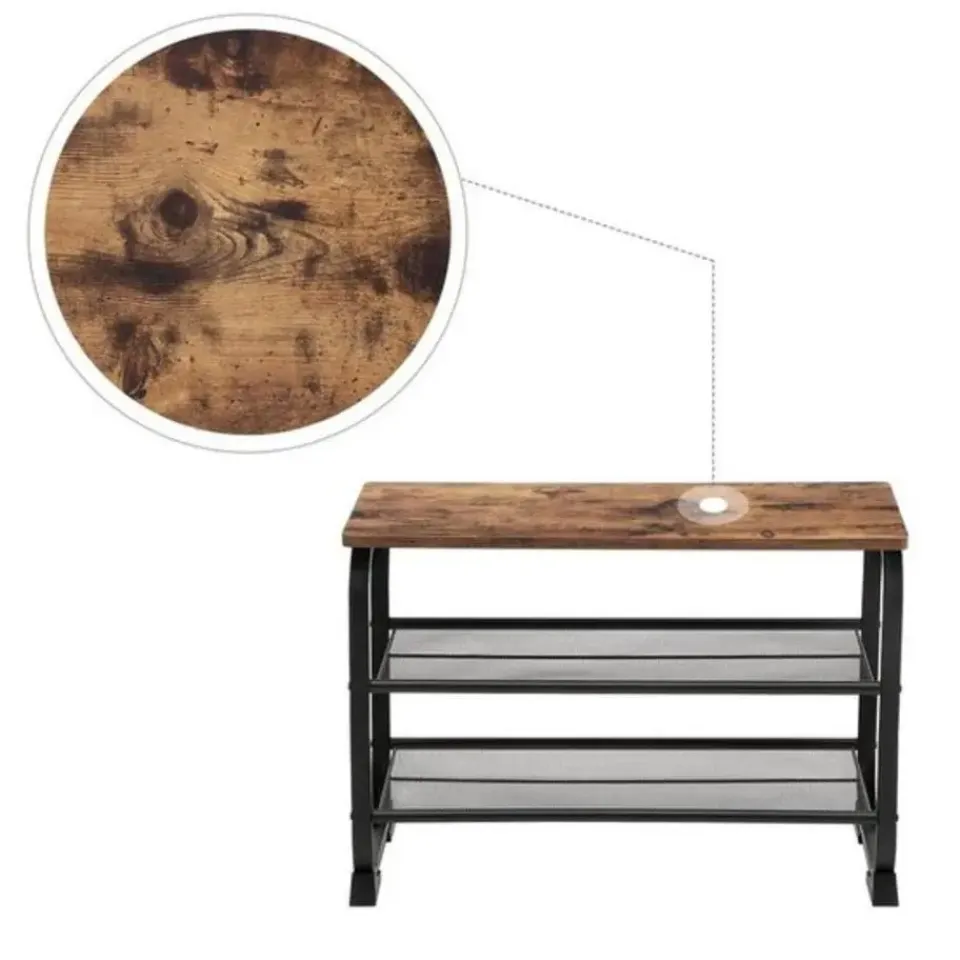 Parya Home - Vintage Schoenenrek - 6 Paar Schoenen