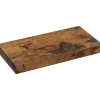 Parya Home - Zwevende wandplank - Bruin - MDF - 40 x 20 x 3.8 cm Sale