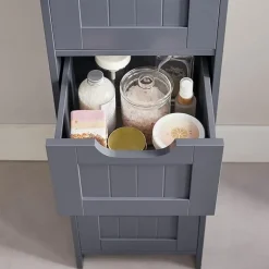 Parya Home Badkamerkast, badkamerkast, zijkast met 4 laden Hot