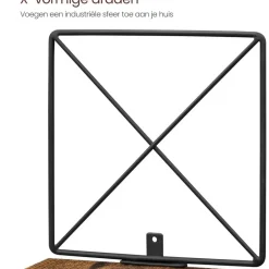 Parya Home Hoekplank, boekenkast met zigzagdesig, 5 lagen Best