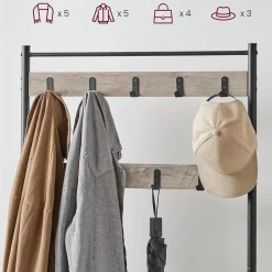 Parya Home 3-in-1 Kapstok met Schoenenrek – Entreekast met bankje Hot