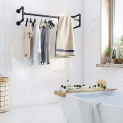 Parya Home Kapstok Garderoberekken - Set van 2 - Zwart Discount