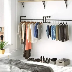 Parya Home Kapstok Garderoberekken - Set van 2 - Zwart Discount