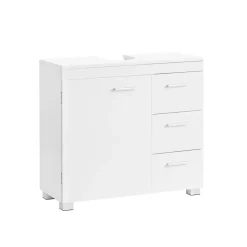 Parya Home Onderkast, Badkamerkast met 3 laden, 2 compartimenten Outlet