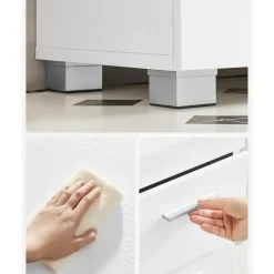 Parya Home Onderkast, Badkamerkast met 3 laden, 2 compartimenten Outlet