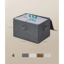 Parya Home Opvouwbare opbergdozen, 6 stuks Discount