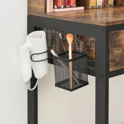 Parya Home Vintage Kaptafel met 3-delige met klapspiegel Outlet