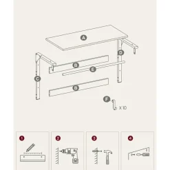 Parya Home Wandkapstok met Plank – wandplank met 10 haken