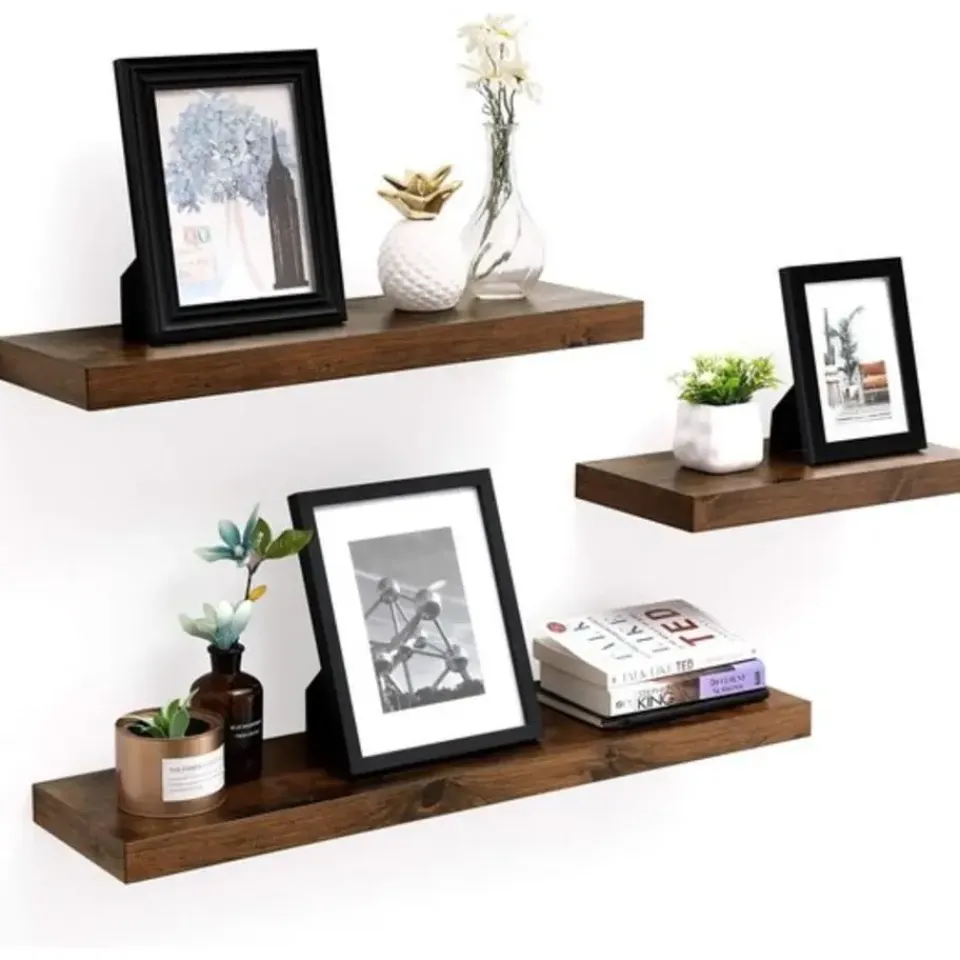 Parya Home Wandplank, zwevende plank, vintage bruin Discount