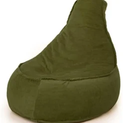 Parya Stoel Zitzak Ribstof - Zitzakfauteuil - Woonkamerzitzak - Poef Discount