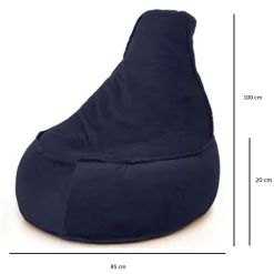 Parya Stoel Zitzak Ribstof Zitzakfauteuil Woonkamerzitzak Poef Hot