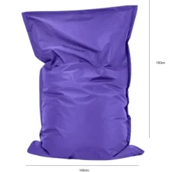 Parya Zitzak Nylon - Zitzakfauteuil - Woonkamerzitzak - Paars - 100 x 150 Online