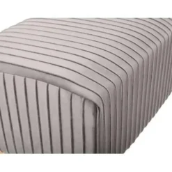 Beliani PATERSON - Hocker - Grijs - Fluweel Hot