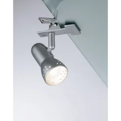 Paulmann Klemspot Gryps - 40W - E14 - Dimbaar - Geborsteld staal Sale