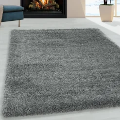 Muratap Pearl Soft Hoogpolig Vloerkleed Lichtgrijs - 140x200 CM Discount