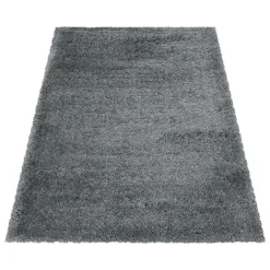 Muratap Pearl Soft Hoogpolig Vloerkleed Lichtgrijs - 140x200 CM Discount