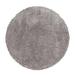 Muratap Pearl Soft Rond Hoogpolig Vloerkleed Beige - 200 CM ROND Discount