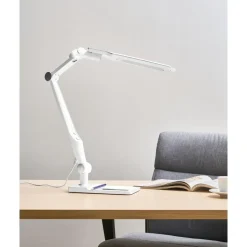 Leen Bakker PEGASI - Bureaulamp LED - Zilver - Synthetisch materiaal Hot