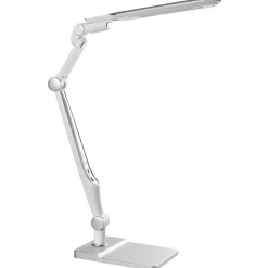 Leen Bakker PEGASI - Bureaulamp LED - Zilver - Synthetisch materiaal Hot