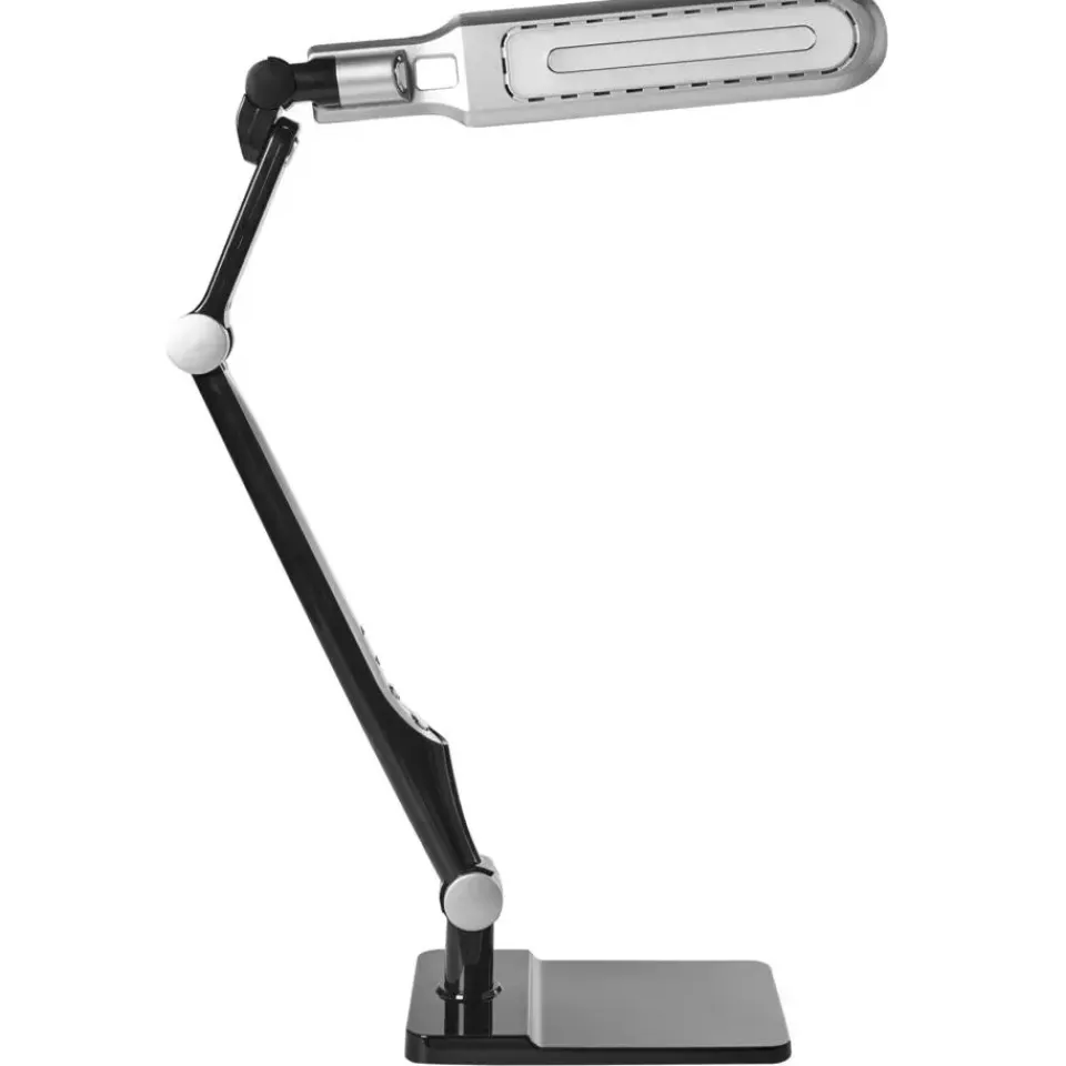 Leen Bakker PEGASI - Bureaulamp LED - Zwart - Synthetisch materiaal Sale
