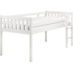 Beliani PEIPIN - Kinderbed - Wit - 90 x 200 cm - Hout Clearance
