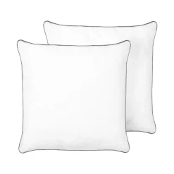 Beliani PELISTER - 2x Hoofdkussen hoog - Wit - 80 x 80 cm - Japara Online