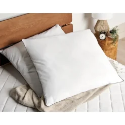 Beliani PELISTER - 2x Hoofdkussen hoog - Wit - 80 x 80 cm - Japara Online