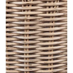 Beliani PENDULA - Bloempot set van 3 - Bruin - PE rotan Hot