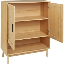 Beliani PEROTE - Dressoir - Lichte houtkleur - Rotan Best