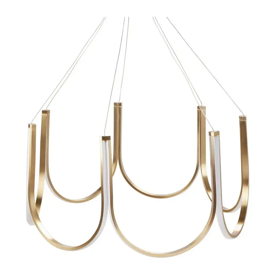 Beliani PERQUENO - Kroonluchter - Goud - Aluminium Clearance