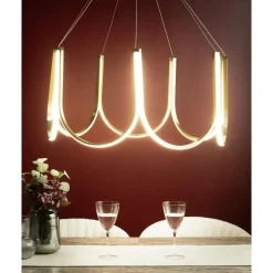 Beliani PERQUENO - Kroonluchter - Goud - Aluminium Clearance