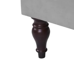 Beliani PESSAC - Chaise longue - Grijs - Rechterzijde - Fluweel Hot