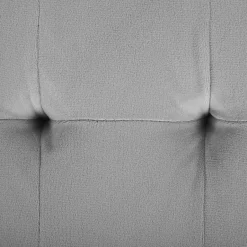 Beliani PESSAC - Chaise longue - Grijs - Rechterzijde - Fluweel Hot