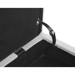 Beliani PESSAC - Chaise longue - Grijs - Rechterzijde - Fluweel Hot