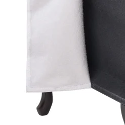 Beliani PESSAC - Chaise longue - Lichtgrijs - Rechterzijde - Fluweel