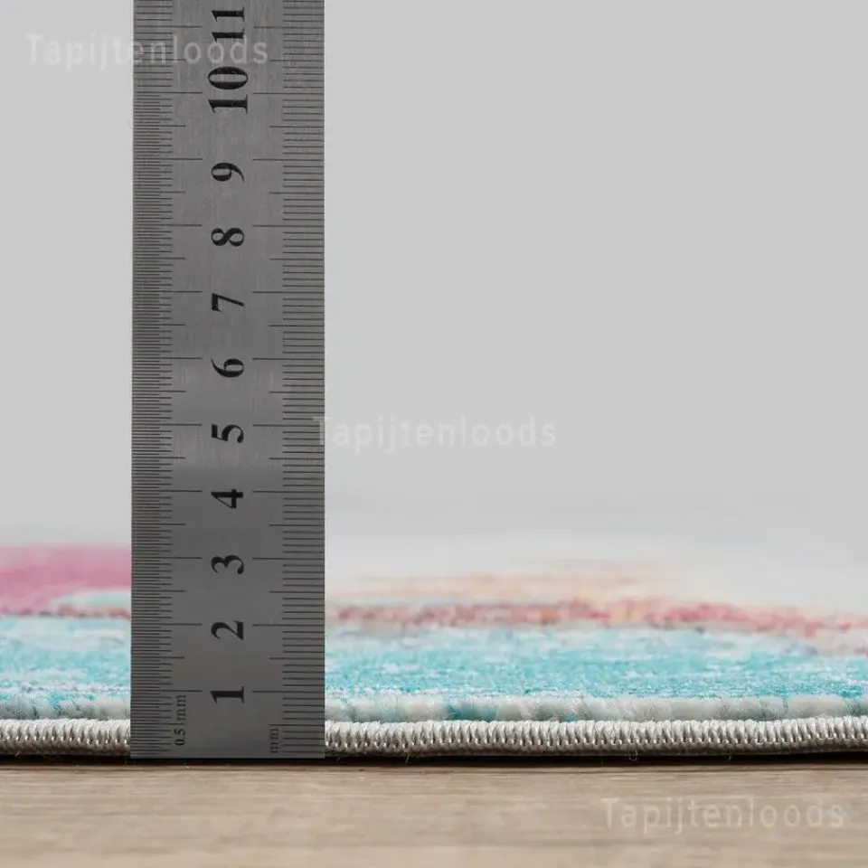 Muratap Picasso Artisan Vintage Rond Vloerkleed Multi Laagpolig - 160 CM ROND Outlet