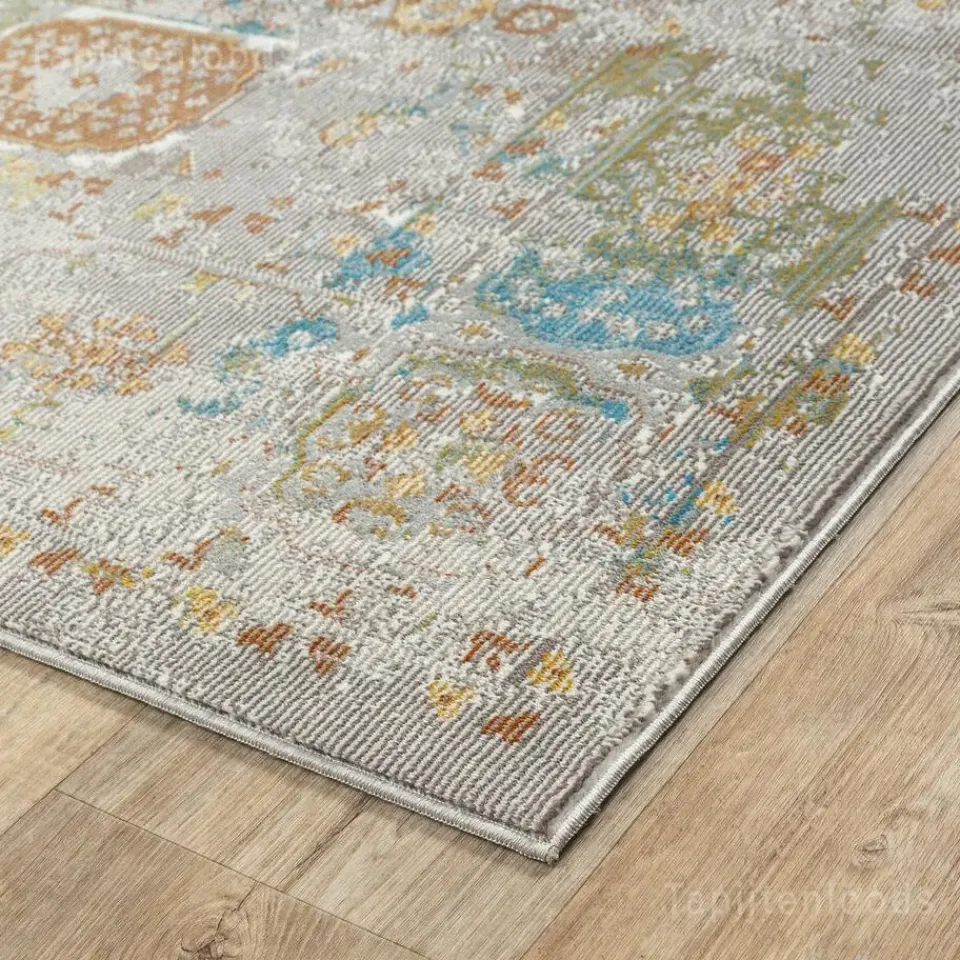 Muratap Picasso Feraghan Vintage Vloerkleed Multi / Beige Laagpolig - 240x340 CM Sale