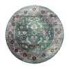 Muratap Picasso Pablo Vintage Rond Vloerkleed Groen / Multi Laagpolig - 200 CM ROND Hot
