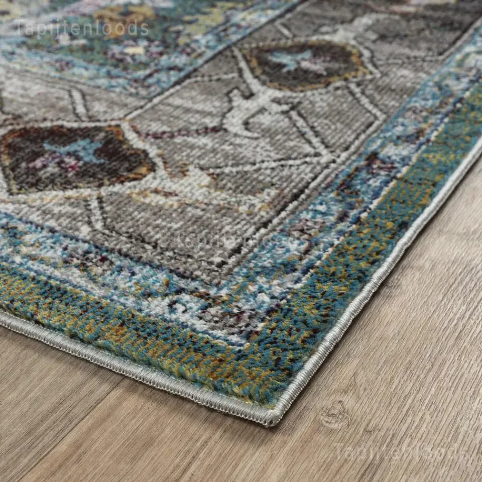 Muratap Picasso Pablo Vintage Vloerkleed Groen / Multi Laagpolig - 300x400 CM Sale