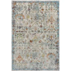 Muratap Picasso Sarough Vintage Vloerkleed Creme / Beige Laagpolig - 240x340 CM New