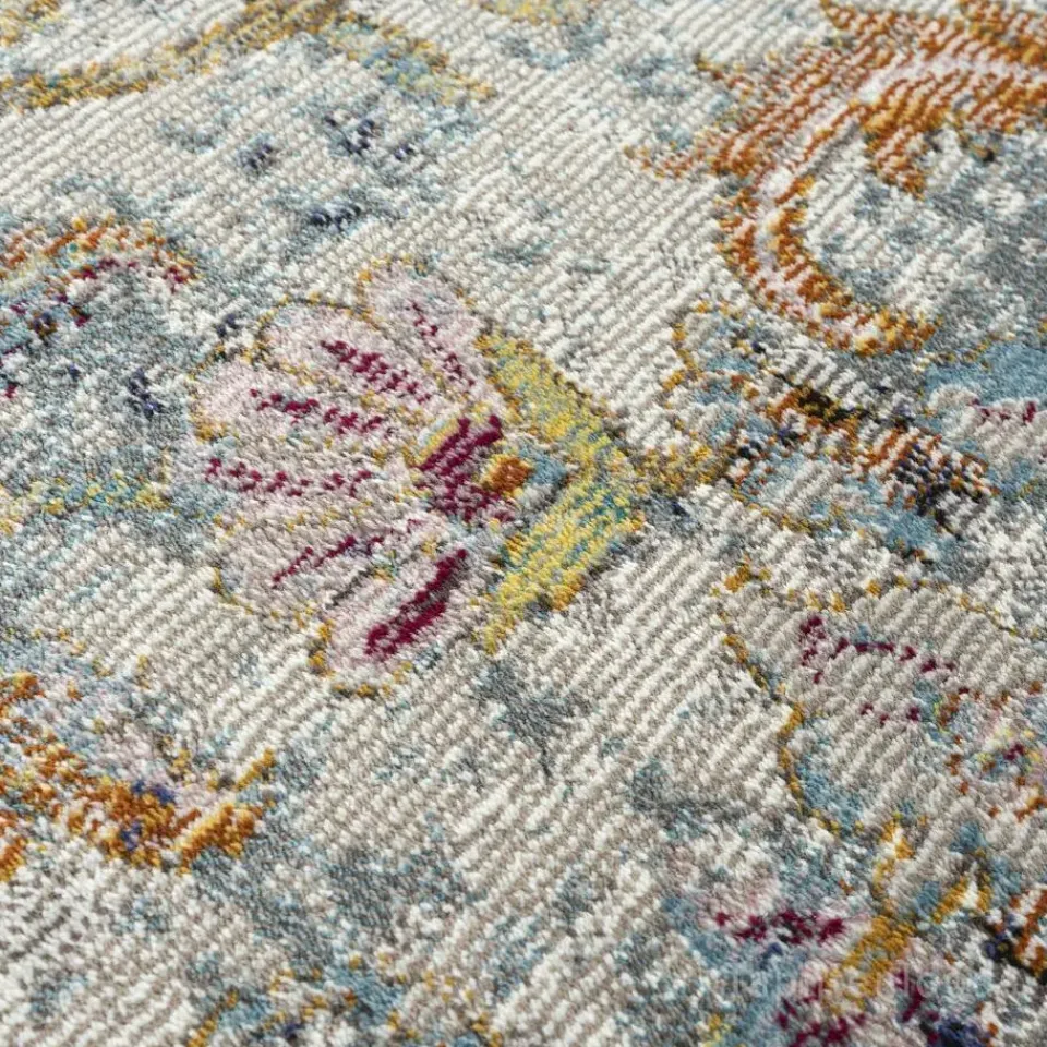 Muratap Picasso Sarough Vintage Vloerkleed Creme / Beige Laagpolig - 240x340 CM New