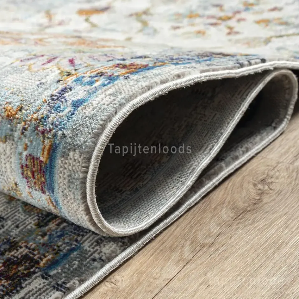 Muratap Picasso Sarough Vintage Vloerkleed Creme / Beige Laagpolig - 240x340 CM New