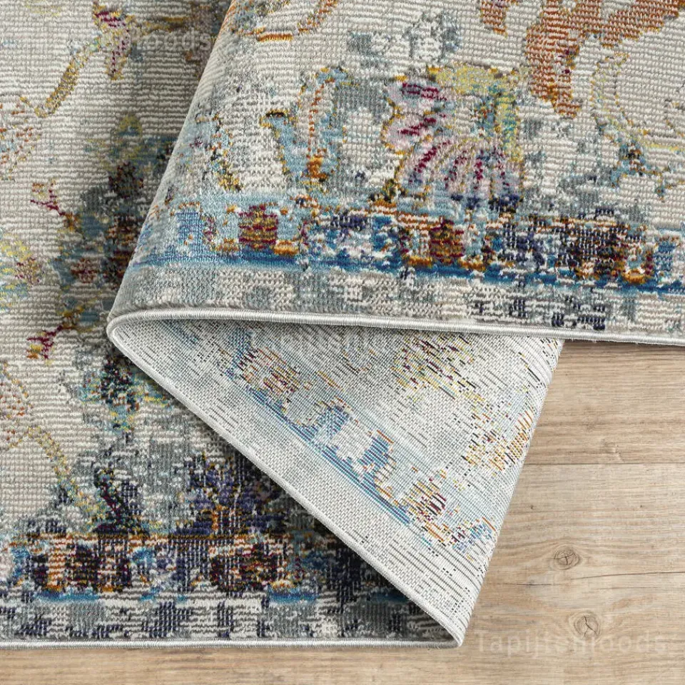 Muratap Picasso Sarough Vintage Vloerkleed Creme / Beige Laagpolig - 240x340 CM New