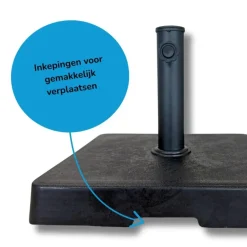 Pimxl Parasolvoet vierkant - 43x43 cm - 16kg Hot