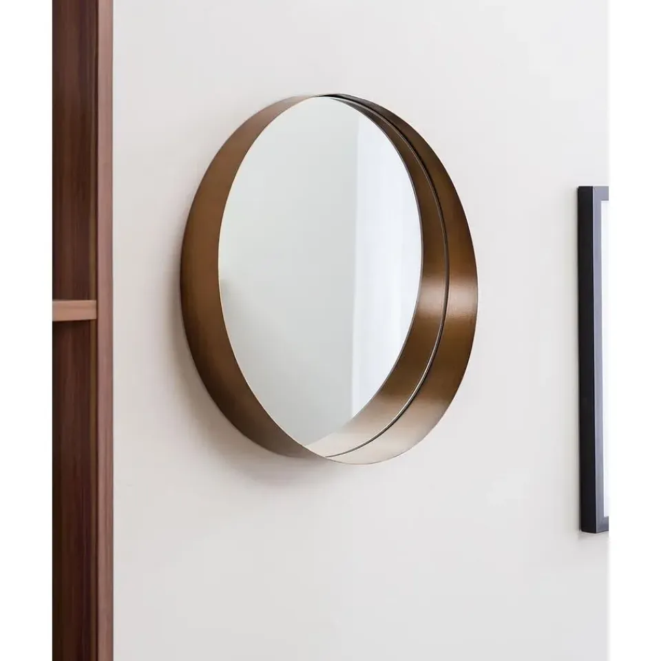 Beliani PINEY - Wandspiegel - Koper - Metaal Best