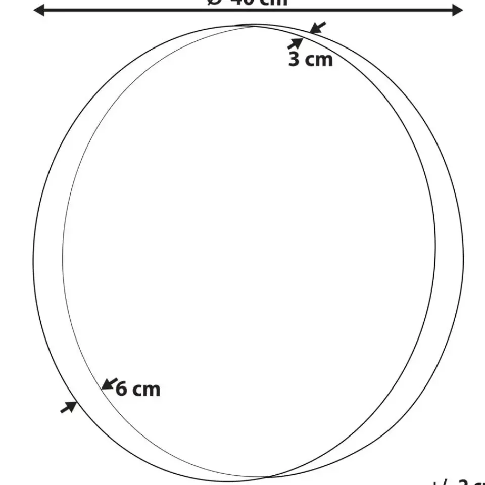 Beliani PINEY - Wandspiegel - Koper - Metaal Best